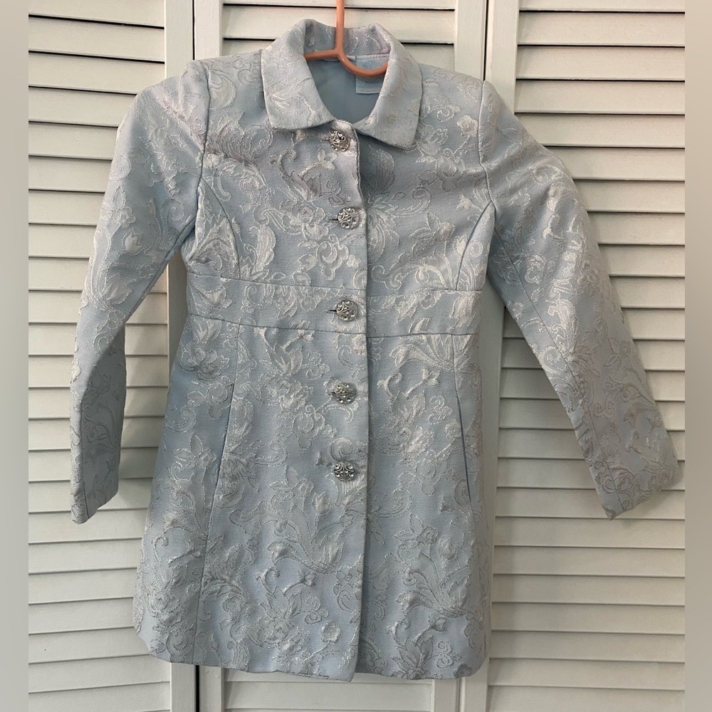 Blue and Silver coat size S (6/6x) Mary-Kate and Ashley